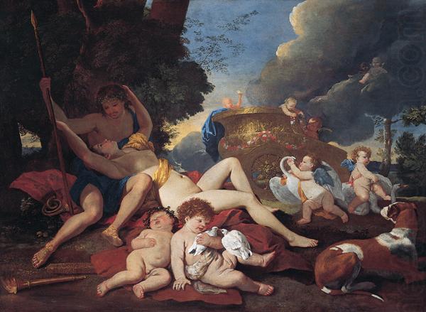 Venus and Adonis, Nicolas Poussin
